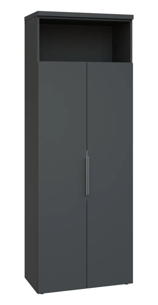 SIN 6 - 82DN kancelářská skříň, 2-dveřová/nika, 2170x800x400, antracit